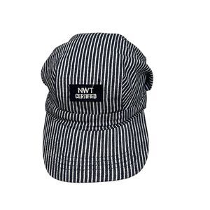 Get Real Gear Dress Up For Kids Railroad Train Youth Size 56cm Stripe Hat Blue
